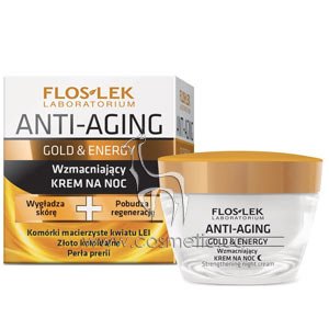 ����������� ������ ���� � ���������� ������� ��� ������ ��������� ���� 25+ Floslek Anti-Aging Gold & Energy Strengthening Night Cream