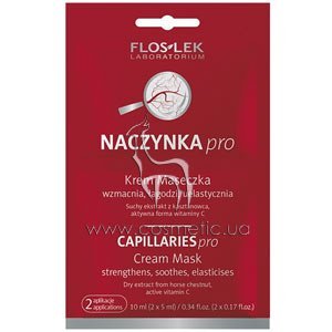����������� ����-����� ��� ���� ���� � ������������ ����������� Floslek Capillaries Pro Strengthening Cream-Mask