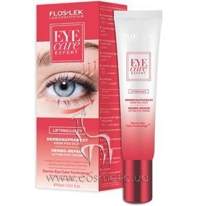 ����������������� ���� ��� ����� � �������-�������� Floslek Eye Care Expert Dermo-Repair Lifting Eye Cream