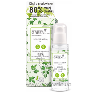 ���������-���� � ��������� 3�1 ��� ����, ��� � �������� Floslek Green For Skin Serum