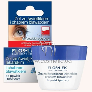 ���� ��� ��� � ���� ������ ���� � ������� � ��������� Floslek Lid And Under Eye Gel With Eyebright And Cornflower