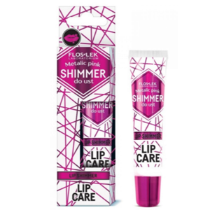������� ��� ��� � �������� Floslek Lip Care Shimmer Metalic Pink