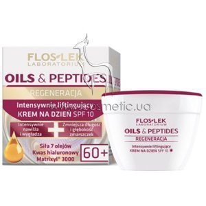 ����������� ����������� ������� ���� ��� ���� Floslek Oils & Peptides Face Cream 60+