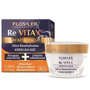 ������-�������������� ������ ���� ��� ���� 40+ Floslek Revita C Ultra Revitalizer Night Cream 40+