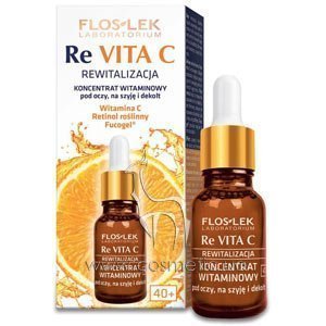 ���������� ���������� ��� ���� ������ ����, ��� � �������� 40+ Floslek ReVITA C Vitamin Concentrate under Eyes, on Neck & Neckline