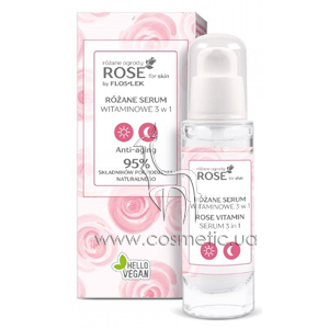 ��������� ��� ���� 3�1 Floslek Rose For Skin Rose Gardens Rose Vitamin Serum 3in1