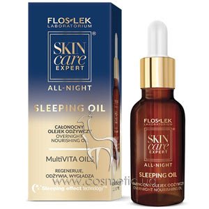 ������ ����������� ����� ��� ���� Floslek Skin Care Expert All Night Nourishing Sleeping Oil
