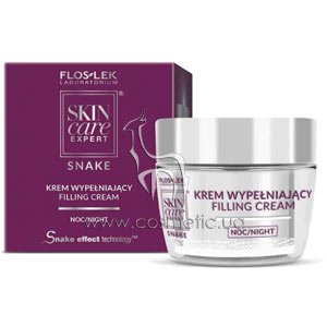 ������������� ������ ���� ��� ���������� ������ Floslek Snake Effect Filling Night Cream