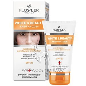 ������� ���� ��� ������������ ����������� Floslek White & Beauty Peventive Day Cream against Discolouration SPF 20