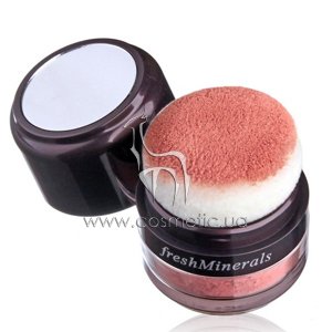 ����������� ����������� ������ � �������� FreshMinerals Mineral Blush Powder with Puff