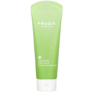 ���������������� �����-����� ��� �������� � ���������� Frudia Pore Control Green Grape Scrub Cleansing Foam