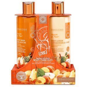 Набор для тела «Персик-Груша» Grace Cole Peach & Pear Set