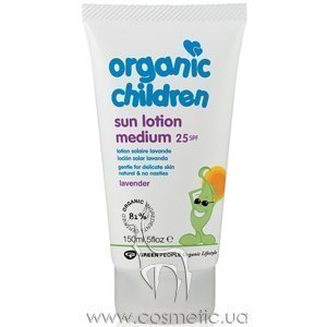 �������������� ������ ��� ����� �������� Green People Organic Children Sun Lotion SPF25 Lavender