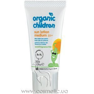 �������������� ������ ��� ����� (��� ������) Green People Organic Children Sun Lotion SPF25 Medium Scent/Fragrance Free