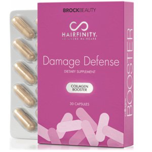 ������ � ���������� ��� ������������ ����� (30 ������) Hairfinity Damage Defense Collagen Booster