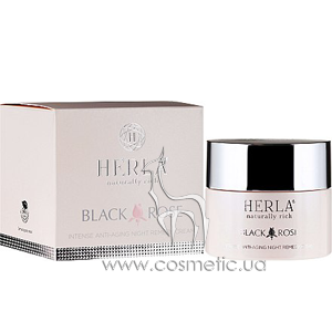 ������ ���� ��� ���� Herla Black Rose Intense Anti-Aging Night Remedy Cream