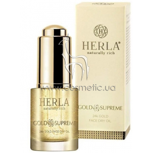 ����� ����� ��� ���� Herla Gold Supreme 24K Gold Face Dry Oil