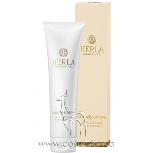 ������� ��� ���� ����������-����������� Herla Gold Supreme 24k Gold Shimmer Firming Body Balm