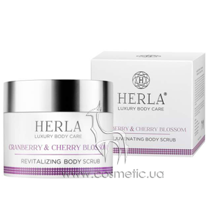 ����������������� ����� ��� ���� Herla Luxury Body Care Cranberry & Cherry Blossom Revitalizing Body Scrub