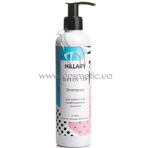 ����������� ������� ��� ������ � ��������������� ����� Hillar Green Tea Shampoo
