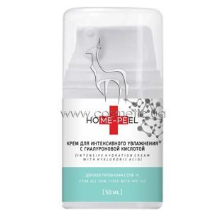 ���� ��� ������������ ���������� � ������������ �������� SPF 15 Home-Peel Intensive Hydration Cream with Hyaluronic Acid