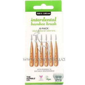 ��������� ���������� ������ 0.8 �� The Humble Co Interdental Bamboo Brush Case 0.8 mm
