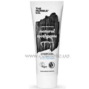 ����������� ������ ����� ������������� � �������������� ����� The Humble Co Natural Charcoal Toothpaste