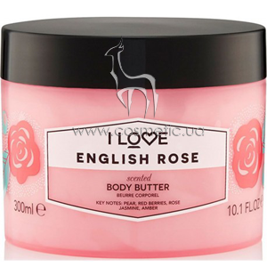 ����� ��� ���� ����������� ���� I Love English Rose Body Butter
