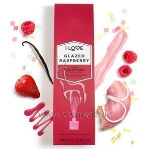 �������� � ��������� �������������� ������ I Love Glazed Raspberry Reed Diffuser