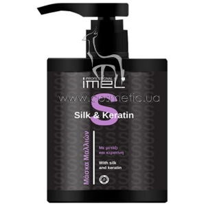 ����������� ����� ��� ����� � ������������ ����� Imel Professional Silk & Keratin Hair Mask