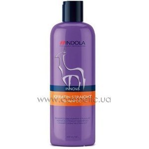 ������� ��� ��������� ������������ ����� Indola Professional Keratin Straight Shampoo
