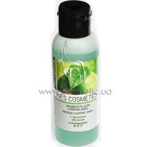 �������� ��� ������ ���� � ���������� �������� ������ Ines Cosmetics Green AppleNail Polish Remover