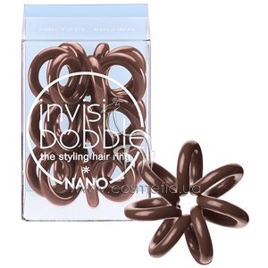 ������� ��� ����� (3 ��.) Invisibobble Nano Pretzel Brown