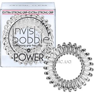 ������� ��� ����� (3 ��.) Invisibobble Power Crystal Clear