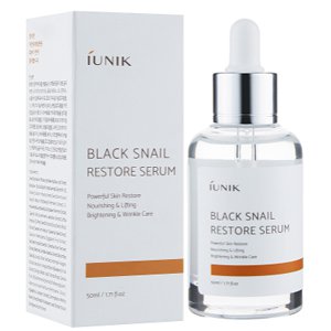 ����������������� ��������� � ������� ������ ������ IUNIK Black Snail Restore Serum