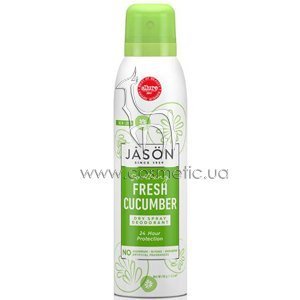 ���������� ����� ����� ������� ������� Jason Dry Spray Deodorant Fresh Cucumber 24h