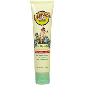 ������ ����� ��������� � ������ Jason Earth's Best Toothpaste Strawberry & Banana