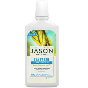�������������� ��� ������� ��� ������������ � �������� ����� Jason Sea Fresh Strengthening Spearmint Mouthwash