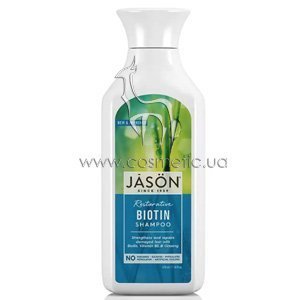 ������� ������� ����������������� Jason Pure Natural Hair Care Restorative Biotin Shampoo