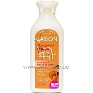 ������� �������� ����� ����� Jason Pure Natural Hair Care Super Shine Apricot Shampoo
