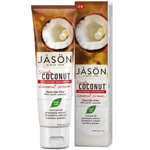 ������ ����� �������������� � ������ ������ Jason Simply Coconut Whitening Toothpaste Coconut Cream