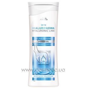 ����������� ���� ��� ���� � ������������ �������� Joanna Hyaluronic Line Hydrating Shower Gel