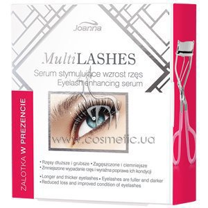������������� ��������� ��� ������ + ������ ��� ��������� Joanna Multi Lashes Enhansing Serum & Curling eyelashes