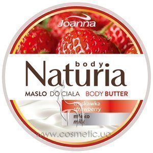 ����� ��� ���� ���������-��������� Joanna Naturia Body Butter Strawberry and Milk