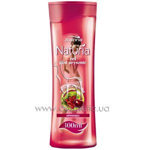 ���� ��� ���� c ������ � ������� ���������� Joanna Naturia Cherry and Red Currant Shower Gel