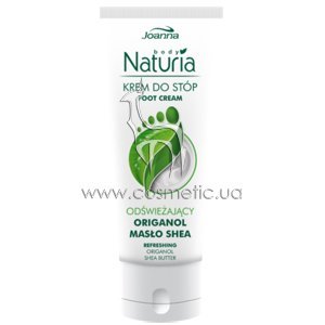 ���������� ���� ��� ��� � ������� ������� � �� Joanna Naturia Refreshing Foot Cream Oregano Oil & Shea Butter