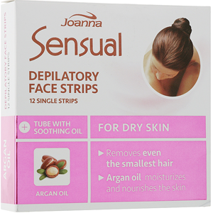 �������� ������� ��� ���� � ��������� ������ ��� ����� ���� Joanna Sensual Depilatory Fase Strips Argan Oil