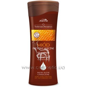 ����������� ������� � ����� � ��������� ���������� Joanna Traditional Recipes Shampoo Honey & Milk Proteins