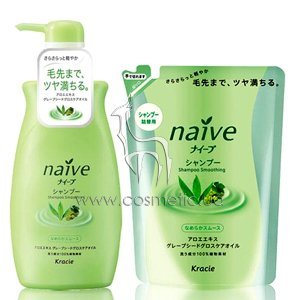 ������ ����������������� ������� � ���� � ������ ����������� �������� Kanebo Naive Aloe & Grape Smoothing Shampoo