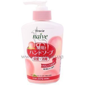 ������ ���� ��� ��� � ���������� ������� ����������� ������ Kanebo Naive Liquid Hand Soap with Extract of Peach Tree